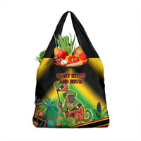 Saint Kitts and Nevis Grocery Bag with Coat of Arms and Flag Pattern Design - Wonder Print Shop