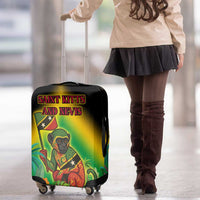 Saint Kitts and Nevis Luggage Cover with Coat of Arms and Flag Pattern Design - Wonder Print Shop