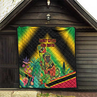 Saint Kitts and Nevis Quilt with Coat of Arms and Flag Pattern Design - Wonder Print Shop