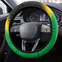 Saint Kitts and Nevis Steering Wheel Cover with Coat of Arms and Flag Pattern Design - Wonder Print Shop