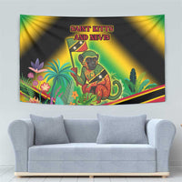 Saint Kitts and Nevis Tapestry with Coat of Arms and Flag Pattern Design - Wonder Print Shop