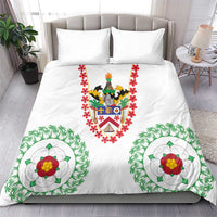Saint Kitts and Nevis Bedding Set with Vibrant Flag Colors and Hibiscus Flower Design - Wonder Print Shop