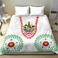 Saint Kitts and Nevis Bedding Set with Vibrant Flag Colors and Hibiscus Flower Design - Wonder Print Shop