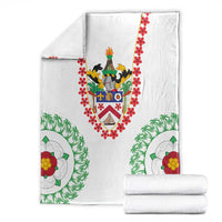 Saint Kitts and Nevis Blanket with Vibrant Flag Colors and Hibiscus Flower Design - Wonder Print Shop