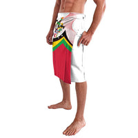 Saint Kitts and Nevis Lavalava with Vibrant Flag Colors and Hibiscus Flower Design - Wonder Print Shop