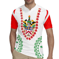 Saint Kitts and Nevis Rugby Jersey with Vibrant Flag Colors and Hibiscus Flower Design - Wonder Print Shop