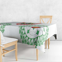 Saint Kitts and Nevis Tablecloth with Vibrant Flag Colors and Hibiscus Flower Design - Wonder Print Shop