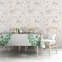 Saint Kitts and Nevis Tablecloth with Vibrant Flag Colors and Hibiscus Flower Design - Wonder Print Shop