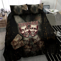 Edinburgh Fringe Bedding Set Scotland Fringe Arts Comedy Tragedy Masks Castle Moon