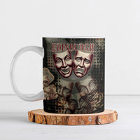 Edinburgh Fringe Ceramic Mug Scotland Fringe Arts Comedy Tragedy Masks Castle Moon