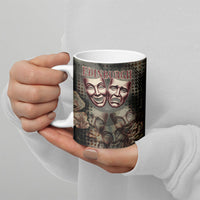 Edinburgh Fringe Ceramic Mug Scotland Fringe Arts Comedy Tragedy Masks Castle Moon