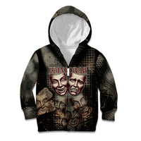 Edinburgh Fringe Kid Hoodie Scotland Fringe Arts Comedy Tragedy Masks Castle Moon