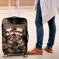 Edinburgh Fringe Luggage Cover Scotland Fringe Arts Comedy Tragedy Masks Castle Moon