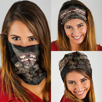 Edinburgh Fringe Neck Gaiter Scotland Fringe Arts Comedy Tragedy Masks Castle Moon