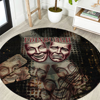 Edinburgh Fringe Round Carpet Scotland Fringe Arts Comedy Tragedy Masks Castle Moon
