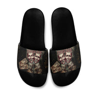 Edinburgh Fringe Slide Sandals Scotland Fringe Arts Comedy Tragedy Masks Castle Moon