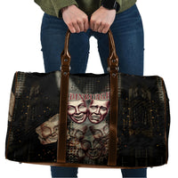 Edinburgh Fringe Travel Bag Scotland Fringe Arts Comedy Tragedy Masks Castle Moon