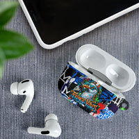 Edinburgh Fringe Festival AirPods Case Fringe Vibes Graffiti Seagull Scotland Bagpipes Street Art