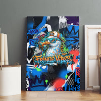 Edinburgh Fringe Festival Canvas Wall Art Fringe Vibes Graffiti Seagull Scotland Bagpipes Street Art