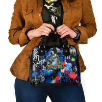 Edinburgh Fringe Festival Shoulder Handbag Fringe Vibes Graffiti Seagull Scotland Bagpipes Street Art