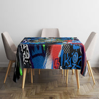 Edinburgh Fringe Festival Tablecloth Fringe Vibes Graffiti Seagull Scotland Bagpipes Street Art