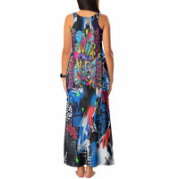 Edinburgh Fringe Festival Tank Maxi Dress Fringe Vibes Graffiti Seagull Scotland Bagpipes Street Art