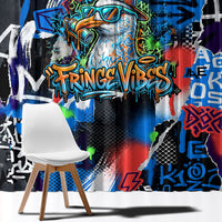 Edinburgh Fringe Festival Window Curtain Fringe Vibes Graffiti Seagull Scotland Bagpipes Street Art