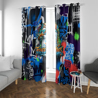 Edinburgh Fringe Festival Window Curtain Fringe Vibes Graffiti Seagull Scotland Bagpipes Street Art