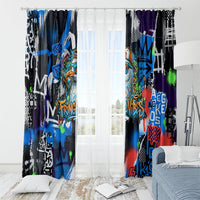 Edinburgh Fringe Festival Window Curtain Fringe Vibes Graffiti Seagull Scotland Bagpipes Street Art