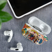 Notting Hill Carnival 94 AirPods Case Vintage Festival Music Caribbean Dancers Steel Drums Pop Art