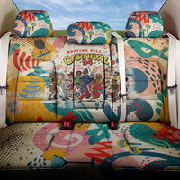 Notting Hill Carnival 94 Back Car Seat Cover Vintage Festival Music Caribbean Dancers Steel Drums Pop Art