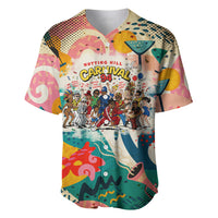 Notting Hill Carnival 94 Baseball Jersey Vintage Festival Music Caribbean Dancers Steel Drums Pop Art