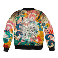 Notting Hill Carnival 94 Bomber Jacket Vintage Festival Music Caribbean Dancers Steel Drums Pop Art
