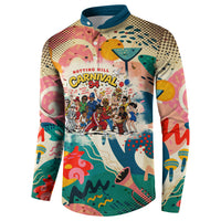 Notting Hill Carnival 94 Button Sweatshirt Vintage Festival Music Caribbean Dancers Steel Drums Pop Art