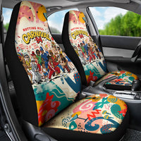 Notting Hill Carnival 94 Car Seat Cover Vintage Festival Music Caribbean Dancers Steel Drums Pop Art