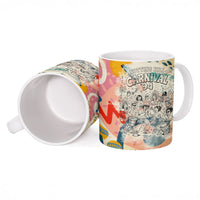 Notting Hill Carnival 94 Ceramic Mug Vintage Festival Music Caribbean Dancers Steel Drums Pop Art