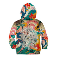 Notting Hill Carnival 94 Kid Hoodie Vintage Festival Music Caribbean Dancers Steel Drums Pop Art
