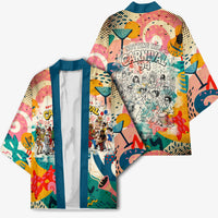 Notting Hill Carnival 94 Kimono Vintage Festival Music Caribbean Dancers Steel Drums Pop Art