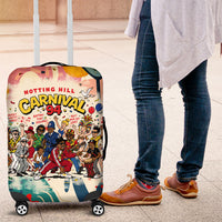 Notting Hill Carnival 94 Luggage Cover Vintage Festival Music Caribbean Dancers Steel Drums Pop Art