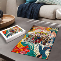 Notting Hill Carnival 94 Puzzle Vintage Festival Music Caribbean Dancers Steel Drums Pop Art