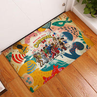 Notting Hill Carnival 94 Rubber Doormat Vintage Festival Music Caribbean Dancers Steel Drums Pop Art