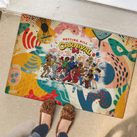 Notting Hill Carnival 94 Rubber Doormat Vintage Festival Music Caribbean Dancers Steel Drums Pop Art