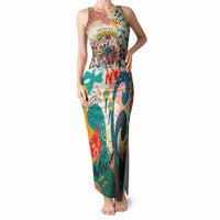 Notting Hill Carnival 94 Tank Maxi Dress Vintage Festival Music Caribbean Dancers Steel Drums Pop Art