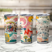 Notting Hill Carnival 94 Tumbler Cup Vintage Festival Music Caribbean Dancers Steel Drums Pop Art
