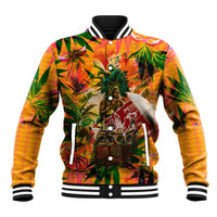 Notting Hill Carnival Baseball Jacket Caribbean Culture Music Festival Feathered Dancer Tropical