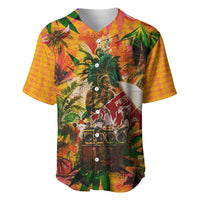 Notting Hill Carnival Baseball Jersey Caribbean Culture Music Festival Feathered Dancer Tropical