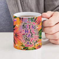 Notting Hill Carnival Ceramic Mug Caribbean Culture Music Festival Feathered Dancer Tropical