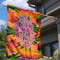 Notting Hill Carnival Garden Flag Caribbean Culture Music Festival Feathered Dancer Tropical
