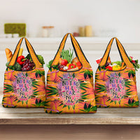 Notting Hill Carnival Grocery Bag Caribbean Culture Music Festival Feathered Dancer Tropical