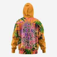 Notting Hill Carnival Hoodie Caribbean Culture Music Festival Feathered Dancer Tropical
